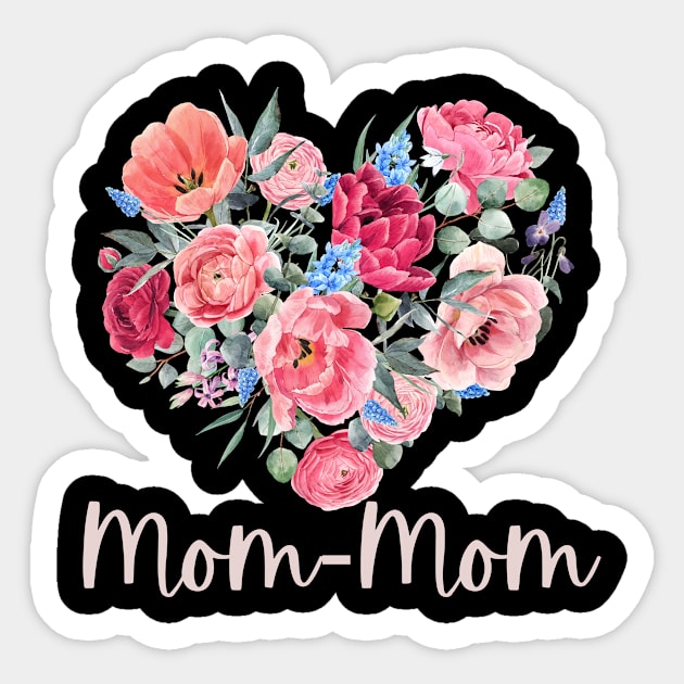 Floral Heart Mom-Mom Sticker by RevolutionOnYou